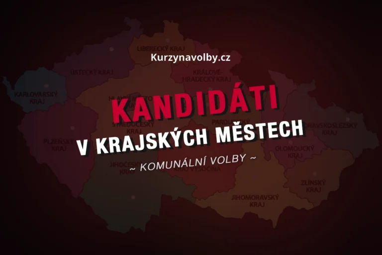 Komunální volby 2026 - kandidáti krajské mešta